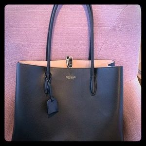 Kate Spade large black work tote
